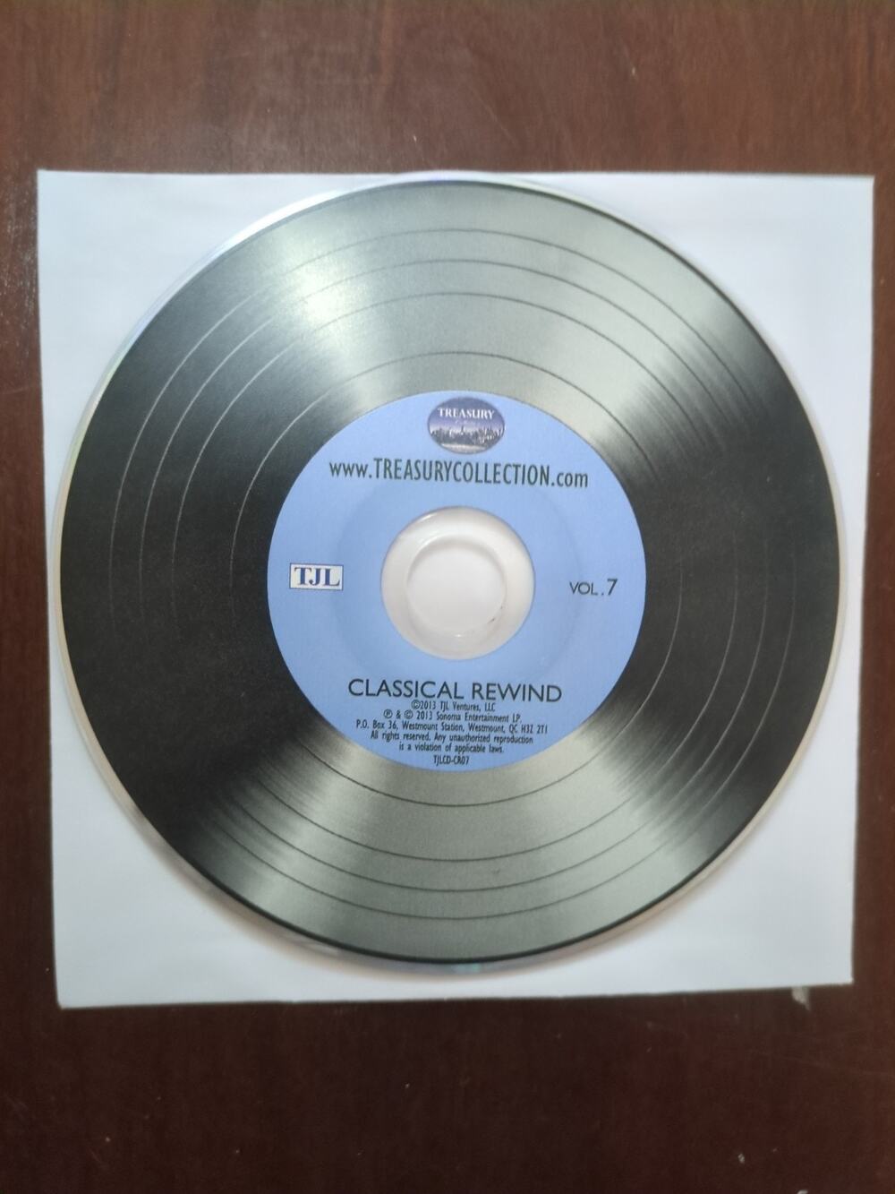 Classical Rewind Vol 7 Classical Masterpieces 2 (CD 2013) disc only